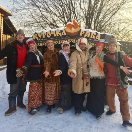 Широкая Масленица в деревенской усадьбе «Курочка Ряба»