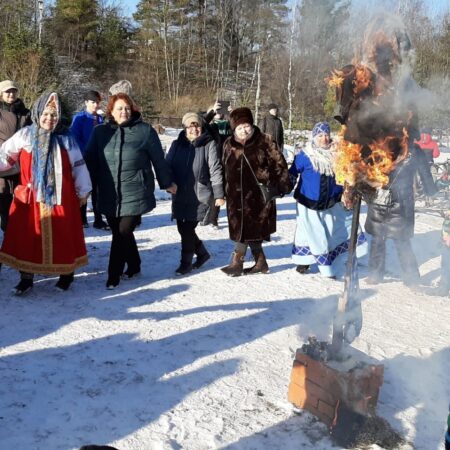 Масленица со скоморохами подземелья в Саблинских пещерах